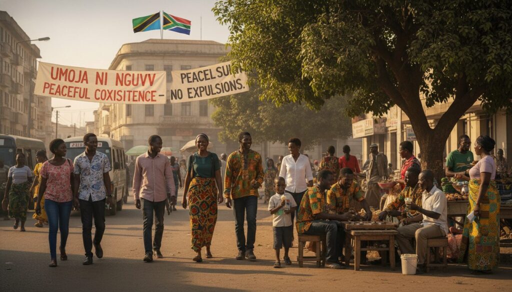 la tanzanie dément formellement toute expulsion de sud-africains suite aux violences xénophobes, clarifiant ainsi sa position officielle sur la situation.