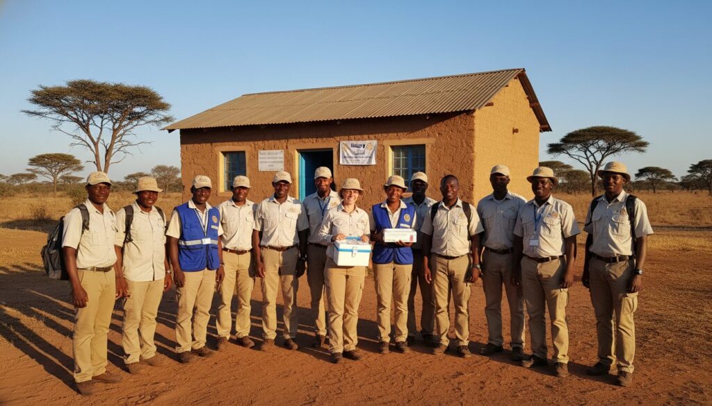 le rotary club de bègles revient d'une mission humanitaire en tanzanie, où il a mené des actions de vaccination pour améliorer la santé des populations locales.