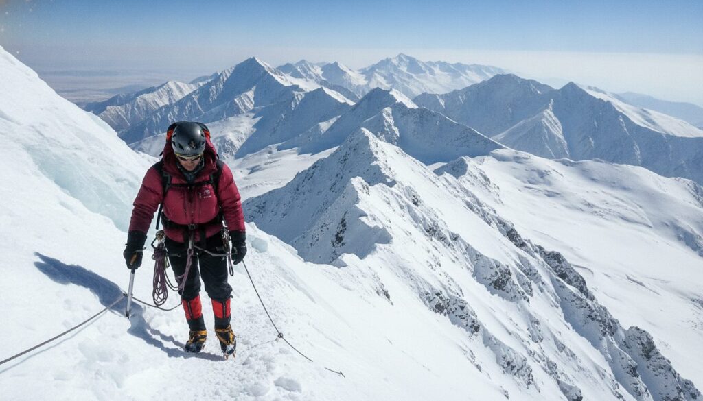 à annemasse, il relève un défi personnel et sportif exceptionnel en gravissant le pic lénine à 7134 mètres, une aventure haute en émotions et en dépassement de soi.