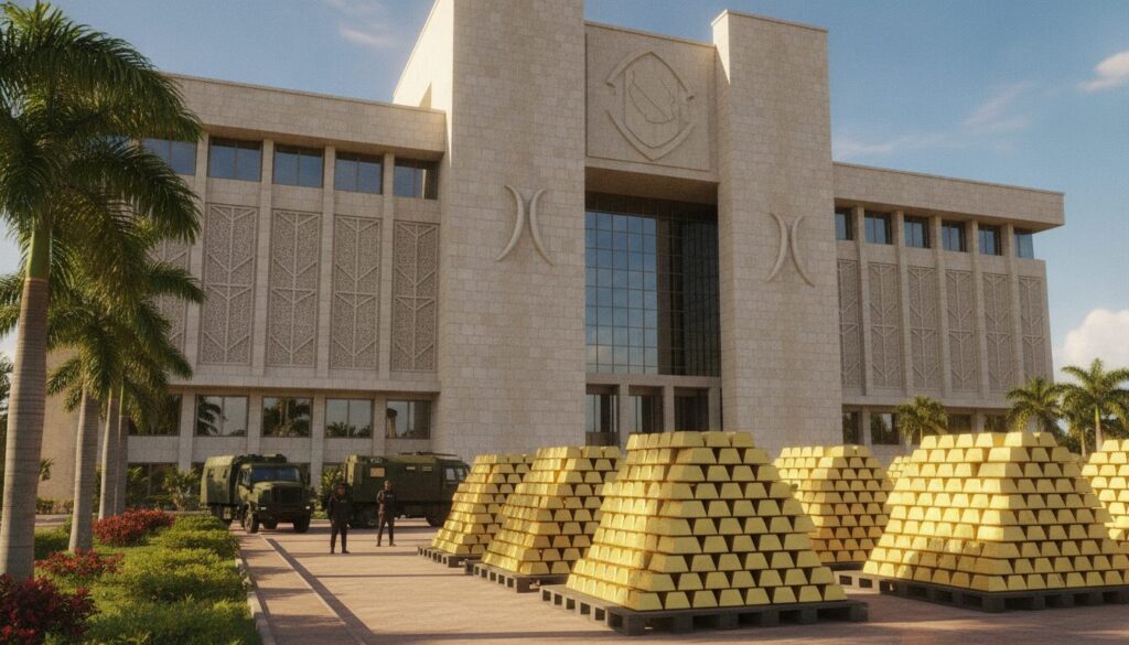 la banque centrale de tanzanie augmente ses réserves en achetant 28 tonnes d'or, renforçant ainsi la stabilité économique du pays.