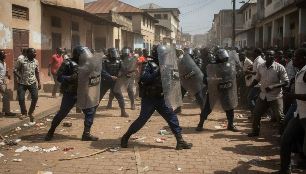 retour sur la répression violente des manifestations antigouvernementales en tanzanie le 7 juillet, mettant en lumière la situation politique et les enjeux de droits humains.