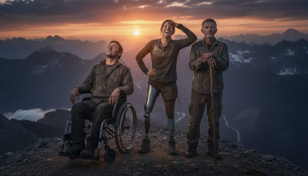 découvrez le témoignage poignant de trois personnes en situation de... qui partagent une émotion inexplicable ressentie au sommet. un récit bouleversant et inspirant à ne pas manquer.