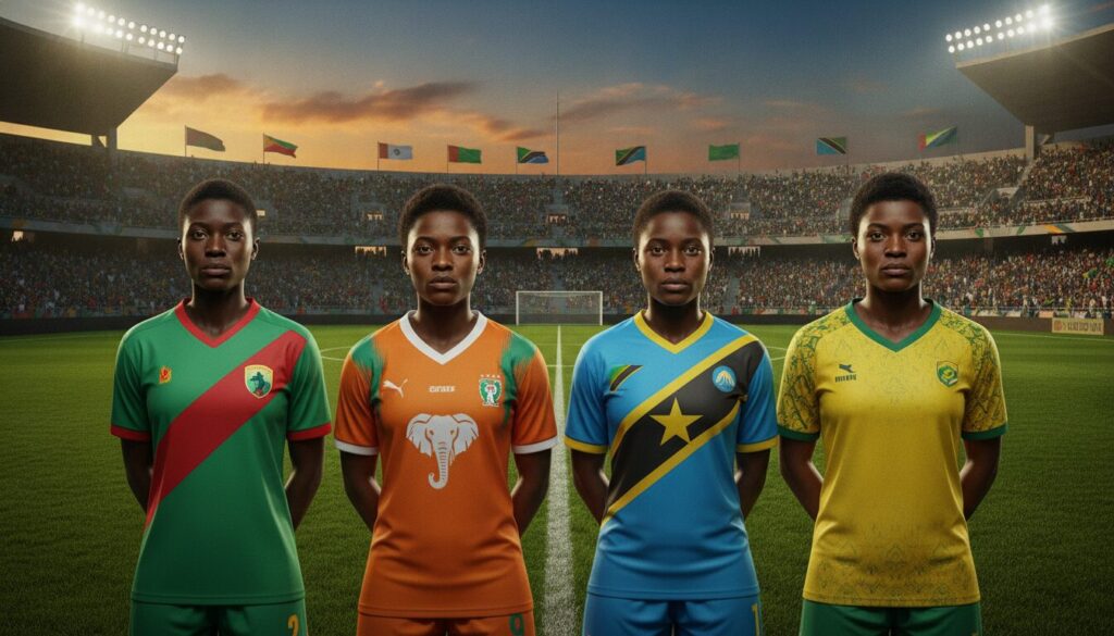 découvrez comment le burkina faso, la côte d'ivoire, la tanzanie et l'afrique du sud se préparent pour la can féminine 2026, prêtes à relever le défi et briller sur la scène continentale.
