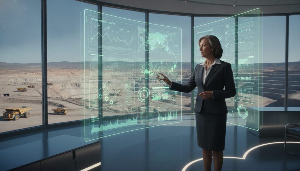 le président de barrick prévoit une introduction en bourse innovante pour séparer les mines nord-américaines, visant à optimiser la gestion et la croissance du groupe.