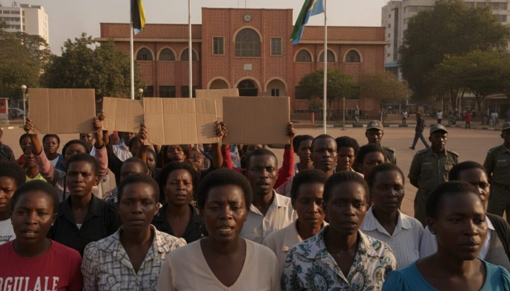 en tanzanie, l'opposition critique vivement l'inculpation de 61 manifestants accusés de terrorisme, dénonçant une répression politique préoccupante.